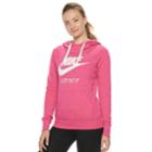 Women's Nike Sportswear Gym Vintage Hoodie, Size: Xl, Brt Pink