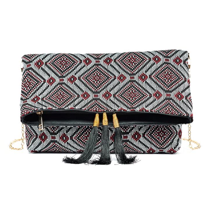 Olivia Miller Zaniya Convertible Clutch, Women's, Red