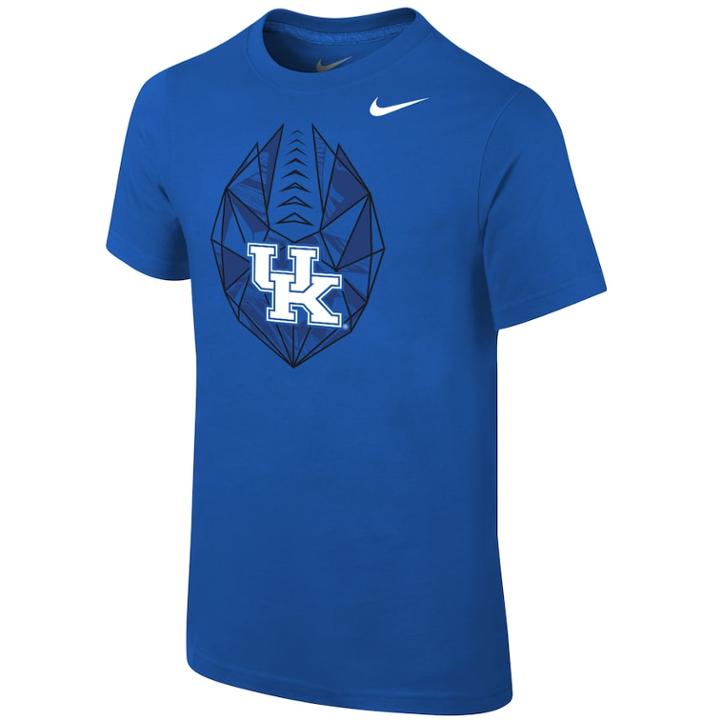 Boys 8-20 Nike Kentucky Wildcats Football Icon Tee, Size: Xl 18-20, Blue