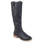Journee Collection Taven Women's Riding Boots, Size: 5.5 Med, Blue (navy)