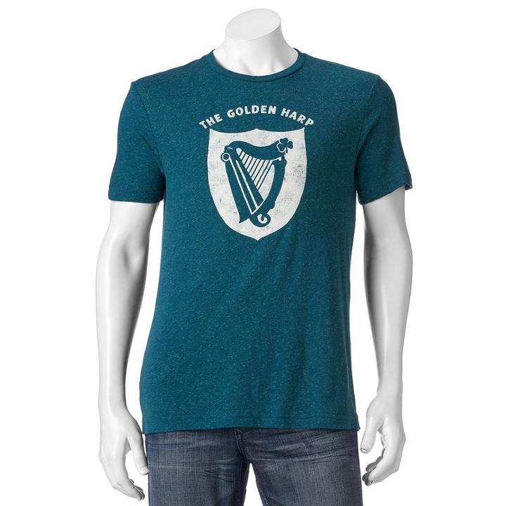 Men's The Golden Harp Beer Tee, Size: Xl, Green Oth