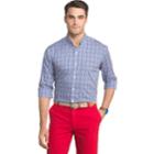 Men's Izod Advantage Regular-fit Sport Flex Plaid Stretch Button-down Shirt, Size: Large, Blue Other
