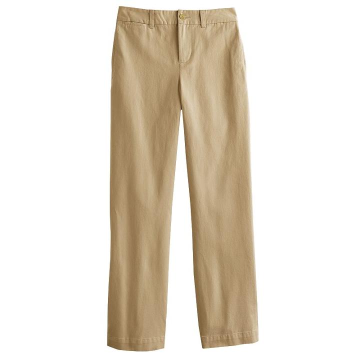 Boys 8-20 Chaps Regular-fit Straight-leg Chino Pants, Boy's, Size: 12, Beig/green (beig/khaki)