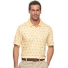 Men's Haggar&reg; Regular-fit Performance Polo, Size: Medium, Gold