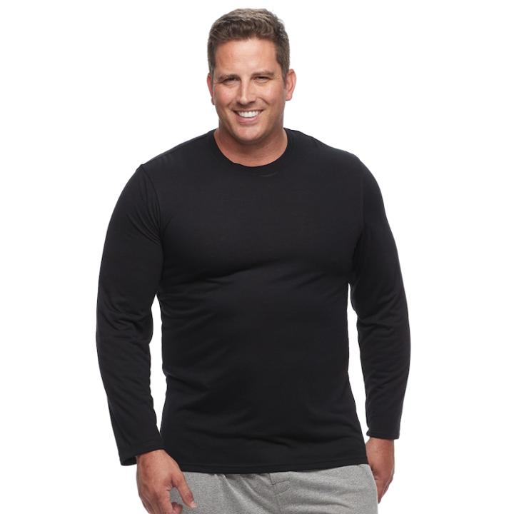Big & Tall Van Heusen Crewneck Performance Lounge Tee, Men's, Size: L Tall, Oxford