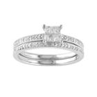 Diamond Engagement Ring Set In 10k White Gold (1/3 Carat T.w.), Women's, Size: 5
