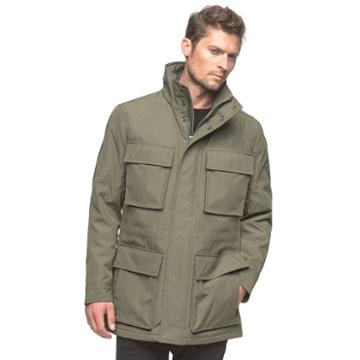 Men's Am Studio By Andrew Marc City Jacket, Size: Medium, Med Green