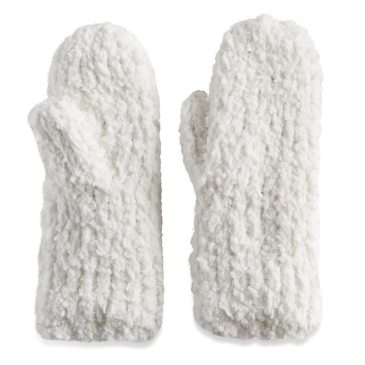 Women's Sonoma Goods For Life™ Chenille Cozy-lined Mittens, Natural