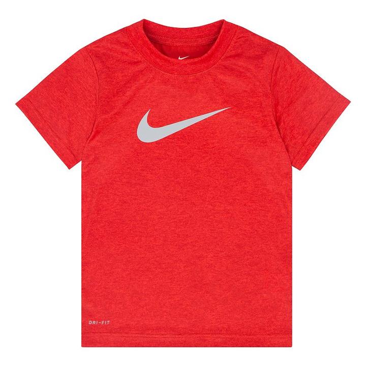 Boys 4-7 Nike Dri-fit Heathered Tee, Size: 7, Med Orange