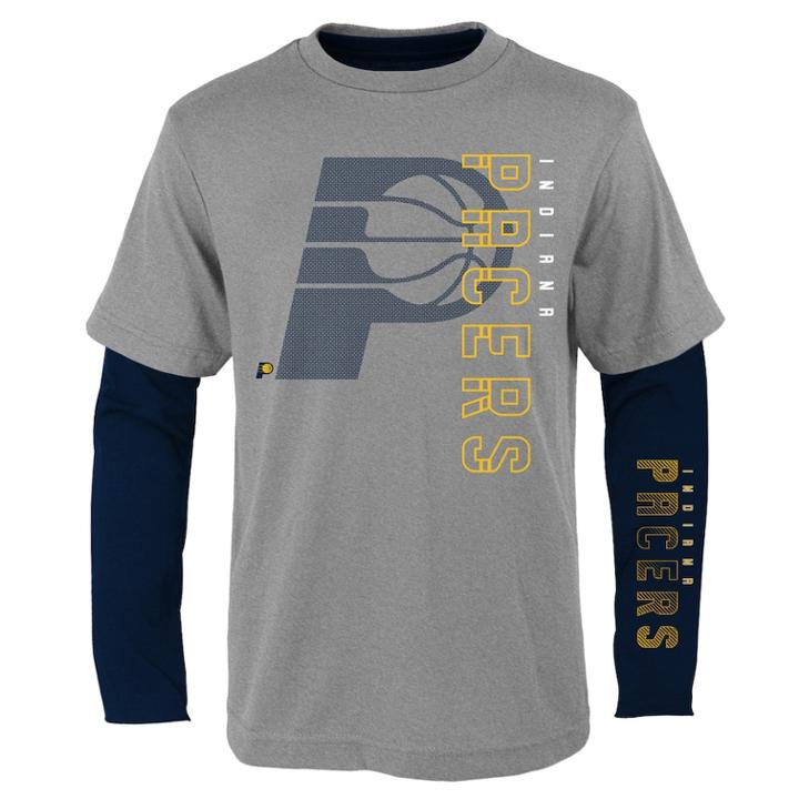 Boys 8-20 Indiana Pacers Tee Combo Set, Size: M 10-12, Grey