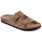 Sonoma Goods For Life&trade; Women's Buckle Slide Footbed Sandals, Size: Medium (9), Multicolor