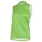 Women's Canari Essential Quarter-zip Cycling Tank, Size: Small, Green