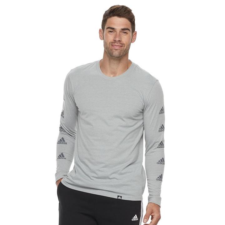 Men's Adidas Gunshow Tee, Size: Xl, Med Grey
