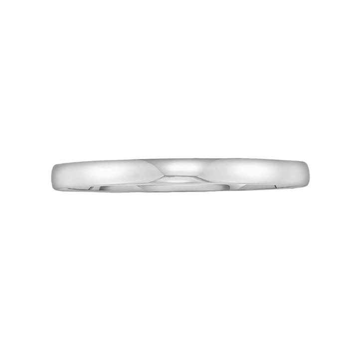 Lovemark Platinum Wedding Band, Women's, Size: 4, White