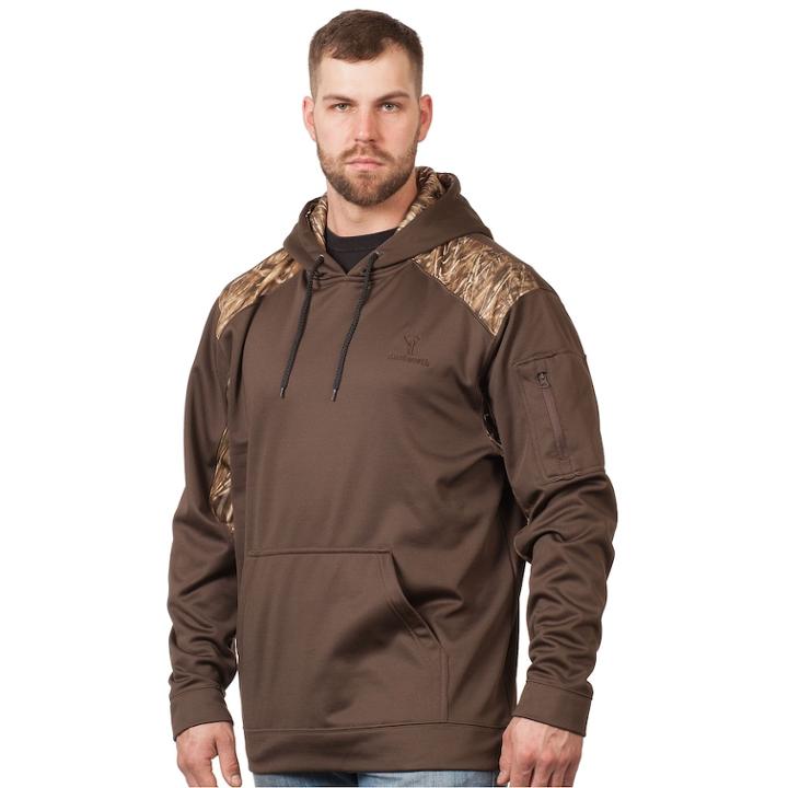 Men's Huntworth Performance Fleece Hunting Hoodie, Size: Medium, Brown