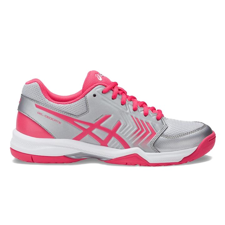 Asics Gel-dedicate 5 Women's Tennis Shoes, Size: 10, Silver