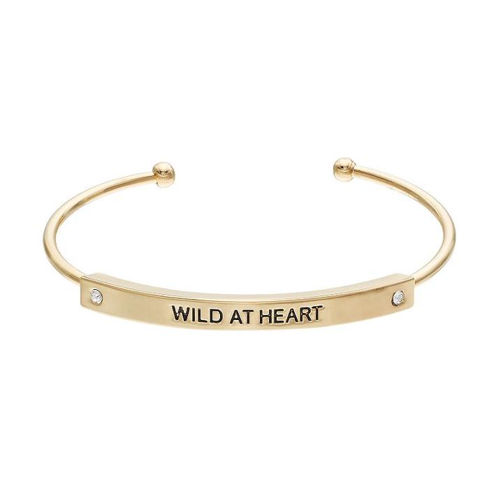 Wild At Heart Cuff Bracelet, Women's, Gold