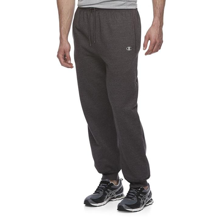 Big & Tall Champion Modern-fit Fleece Jogger Pants, Men's, Size: 3xl Tall, Granite Heather
