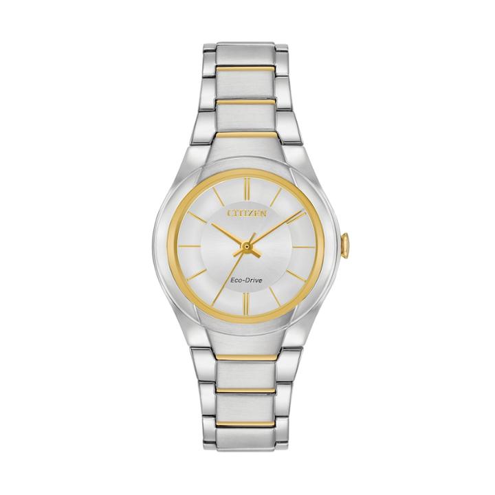 Citizen Eco-drive Women's Paradigm Two Tone Stainless Steel Watch - Fe2094-51a, Size: Small, Multicolor
