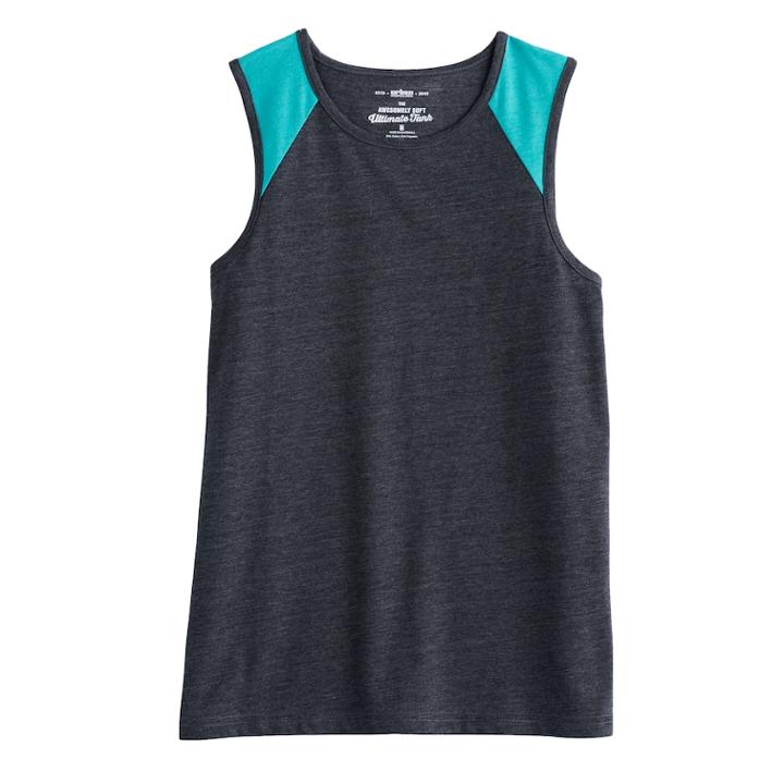 Boys 8-20 Urban Pipeline&reg; Piece Ultimate Tank, Size: Medium, Dark Grey