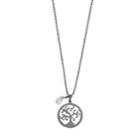 Lc Lauren Conrad Filigree Scary Tree Pendant, Women's, Black