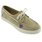 Men's Kansas State Wildcats Captain Boat Shoes, Size: 12, Beig/green (beig/khaki)