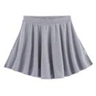 Girls 7-16 & Plus Size So&reg; French Terry Space-dyed Circle Skirt, Size: S/7-8, Med Grey