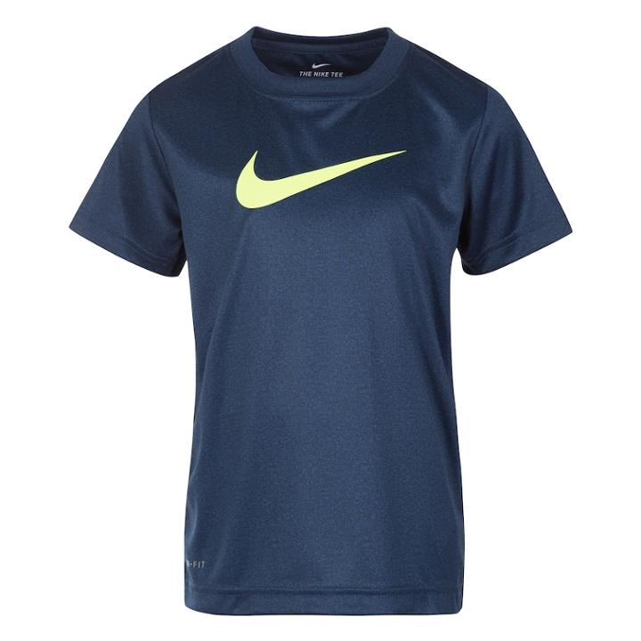 Boys 4-7 Nike Dri-fit Performance Jersey Tee, Size: 7, Dark Blue