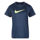 Boys 4-7 Nike Dri-fit Performance Jersey Tee, Size: 7, Dark Blue