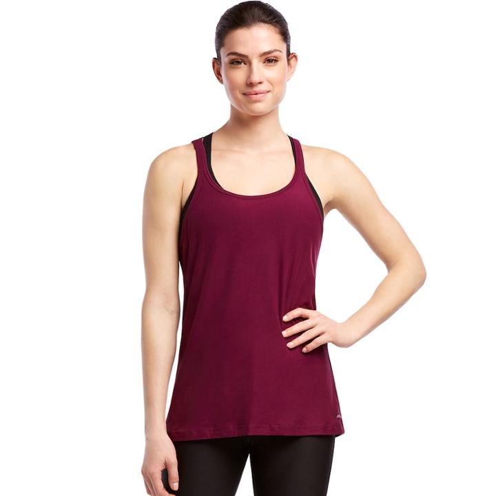 Women's Jockey Sport Absolute Strappy Back Tank, Size: Medium, Brt Pink