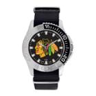 Men's Game Time Chicago Blackhawks Starter Watch, Black