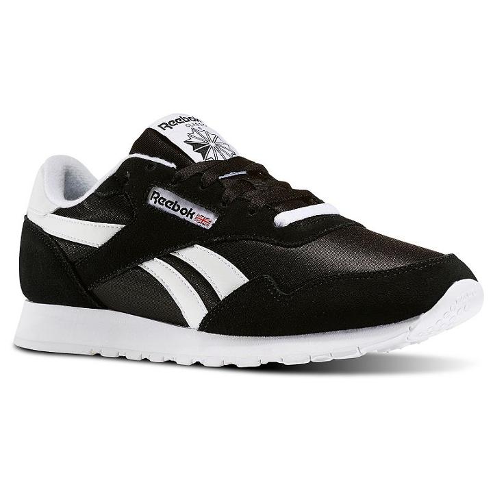 Reebok Royal Nylon Men's Sneakers, Size: Medium (9), Black