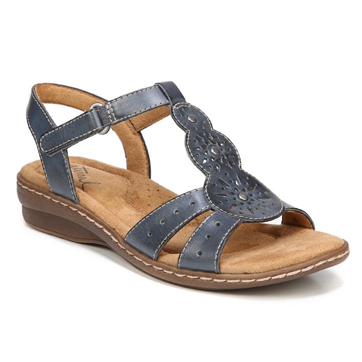Naturalsoul By Naturalizer Barton Women's Sandals, Size: Medium (7.5), Blue