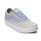 Vans Ward Girls Skate Shoes, Size: 13, Med Grey