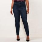Plus Size Lc Lauren Conrad High-waist Jeggings, Women's, Size: 18 W, Dark Blue