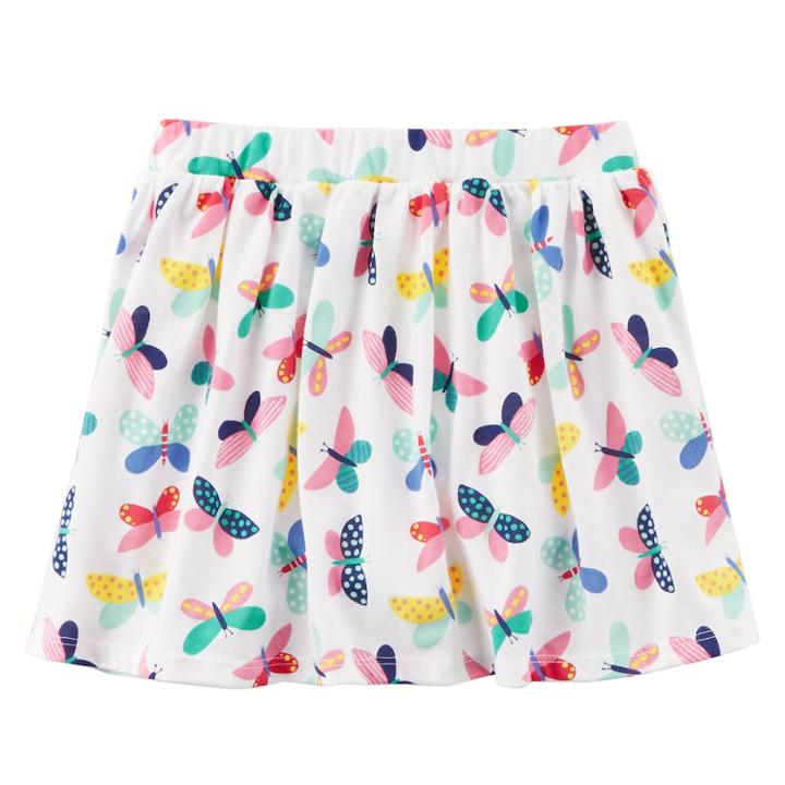 Baby Girl Carter's Butterfly Print Skort, Size: 6 Months