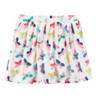 Baby Girl Carter's Butterfly Print Skort, Size: 6 Months