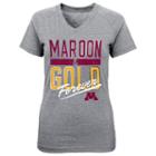 Girls 4-6x Minnesota Golden Gophers Palladium Tee, Girl's, Size: L (6x), Med Grey