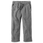 Boys 4-8 Carter's Pull-on Fleece Pants, Boy's, Size: 4, Light Grey