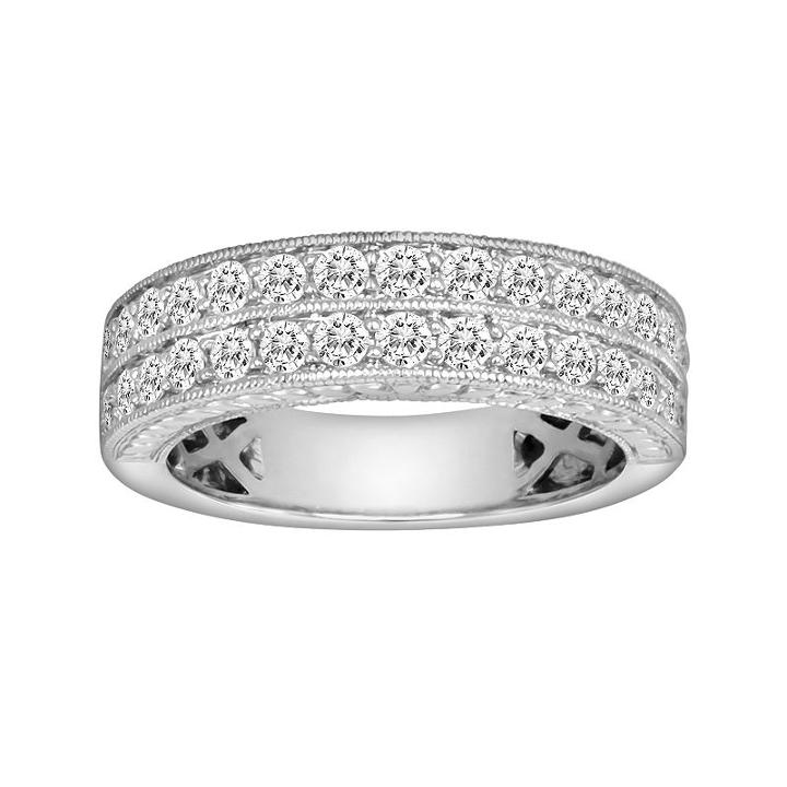 14k White Gold 1-ct. T.w. Igl Certified Diamond Wedding Ring, Women's, Size: 5