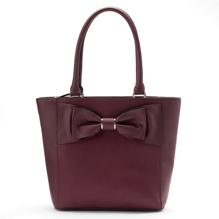Apt. 9&reg; Brooklyn Bow Tote, Women's, Red