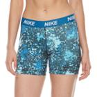 Women's Nike Cool Victory Base Layer Graphic Training Shorts, Size: Large, Light Blue
