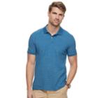 Men's Sonoma Goods For Life&trade; Flexwear Classic-fit Stretch Pique Polo, Size: Medium, Dark Blue