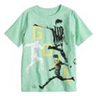 Boys 4-7x Sonoma Goods For Life&trade; Goal Soccer Graphic Tee, Size: 7, Turquoise/blue (turq/aqua)
