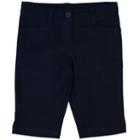 Girls 4-6x Chaps Stretch Twill School Uniform Skimmer Pants, Girl's, Size: 4, Blue (navy)