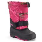 Kamik Rocket2 Realtree Camo Girls' Waterproof Winter Boots, Girl's, Size: 1, Pink