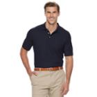 Big & Tall Croft & Barrow&reg; Classic-fit Easy-care Pique Performance Pocket Polo, Men's, Size: Xxl Tall, Blue