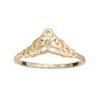 Lc Lauren Conrad Filigree Ring, Women's, Size: 10, Gold