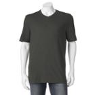 Men's Croft & Barrow&reg; Signature Pocket V-neck Tee, Size: Xxl, Grey