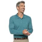 Men's Croft & Barrow&reg; Classic-fit Easy-care Interlock Polo, Size: Medium, Med Blue